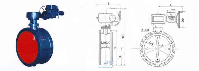D941X電動法蘭式蝶閥 D941X電動法蘭式蝶閥